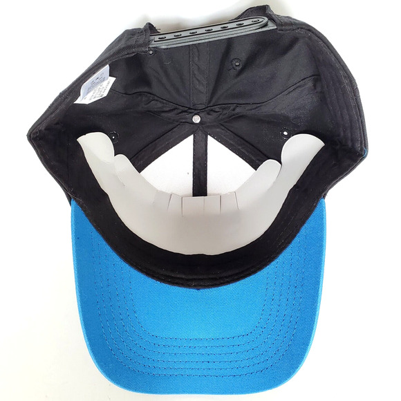 Bud Light Embroidered Stitched Adjustable Blue Snapback Hat Black One Size New - Picture 5 of 7